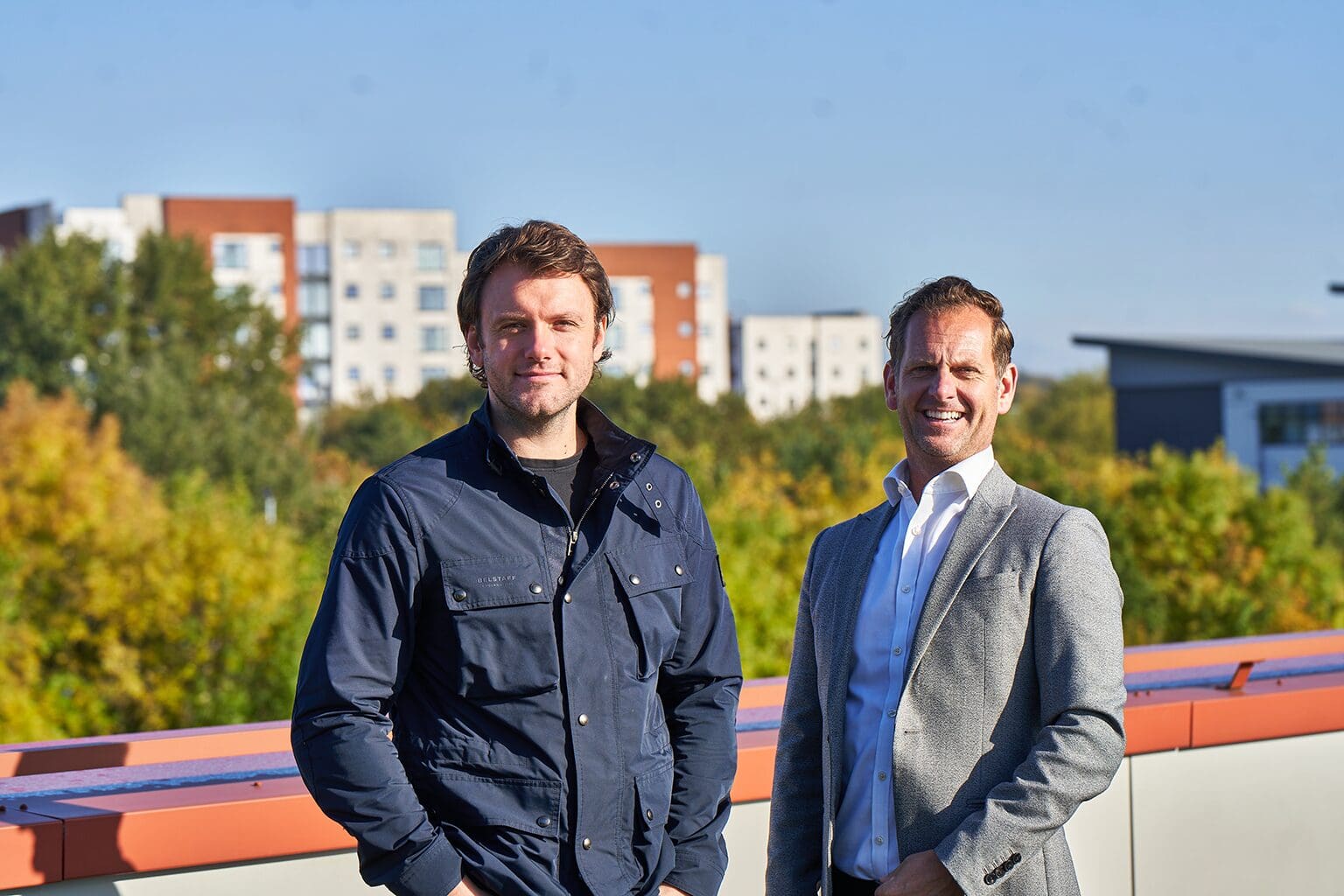 ‘SELL IT DON’T SKIP IT’ ECO-TECHPRENEUR AND DAD ON SITE WITH FOUNDER OF THE SUSTAINABILITY YARD APP NIGEL EASTHAM.