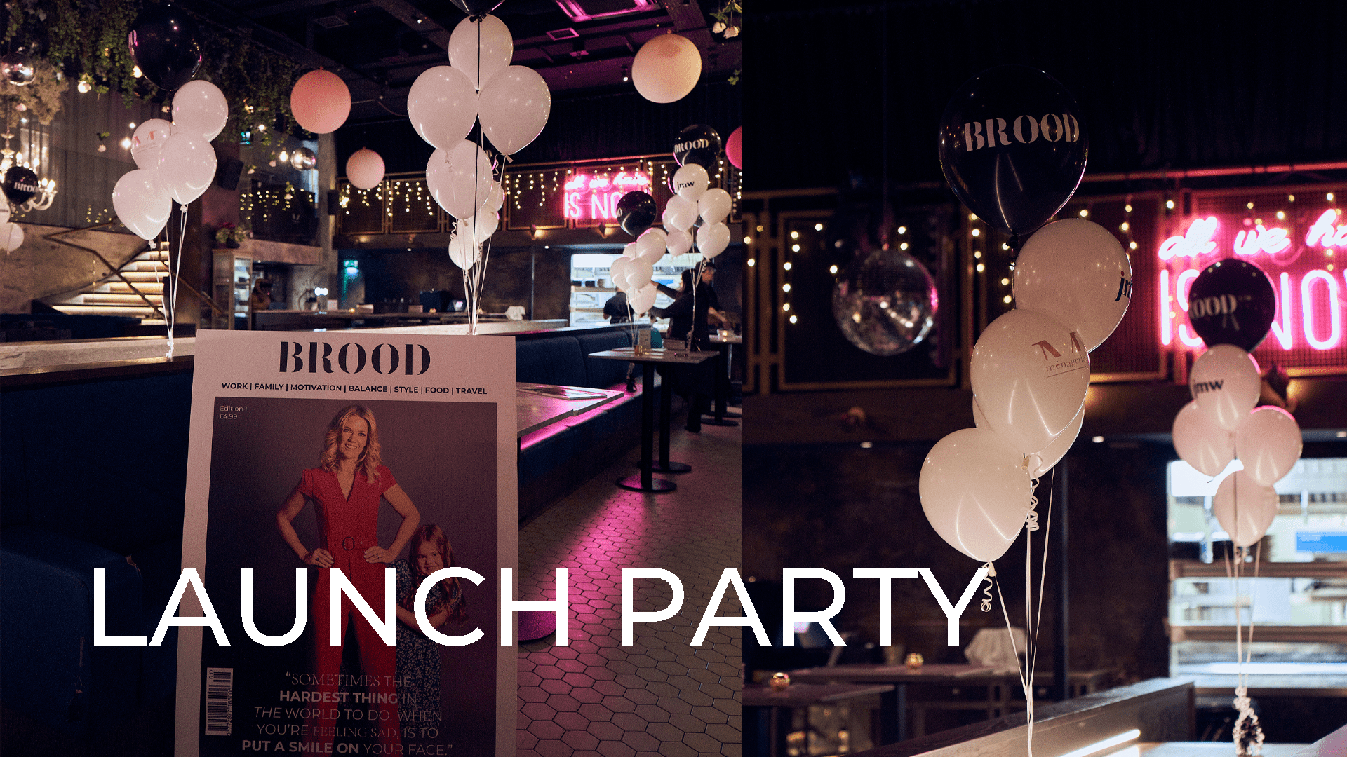 BROOD Launch Party at Menagerie Restaurant Manchester with a host of GUESTS AND Celebrities