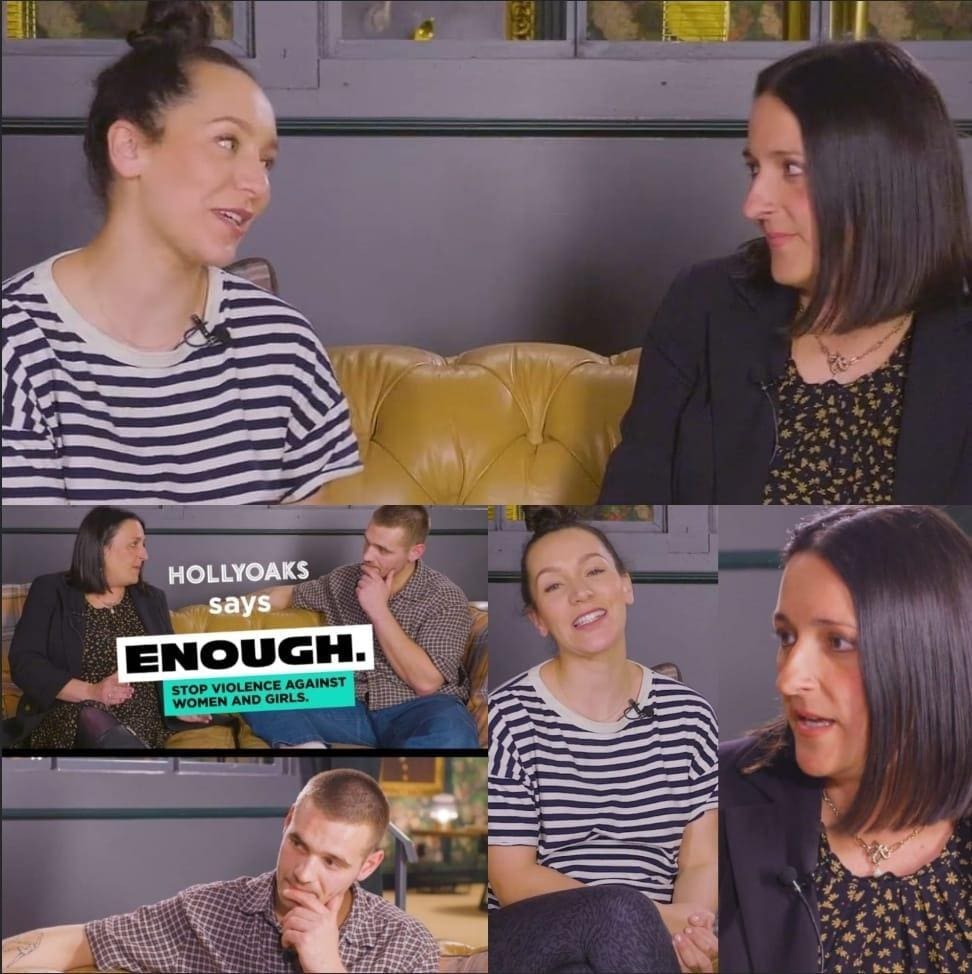 Hollyoaks supporting Womens Aid Hollyoaks Supports Womens Aid
