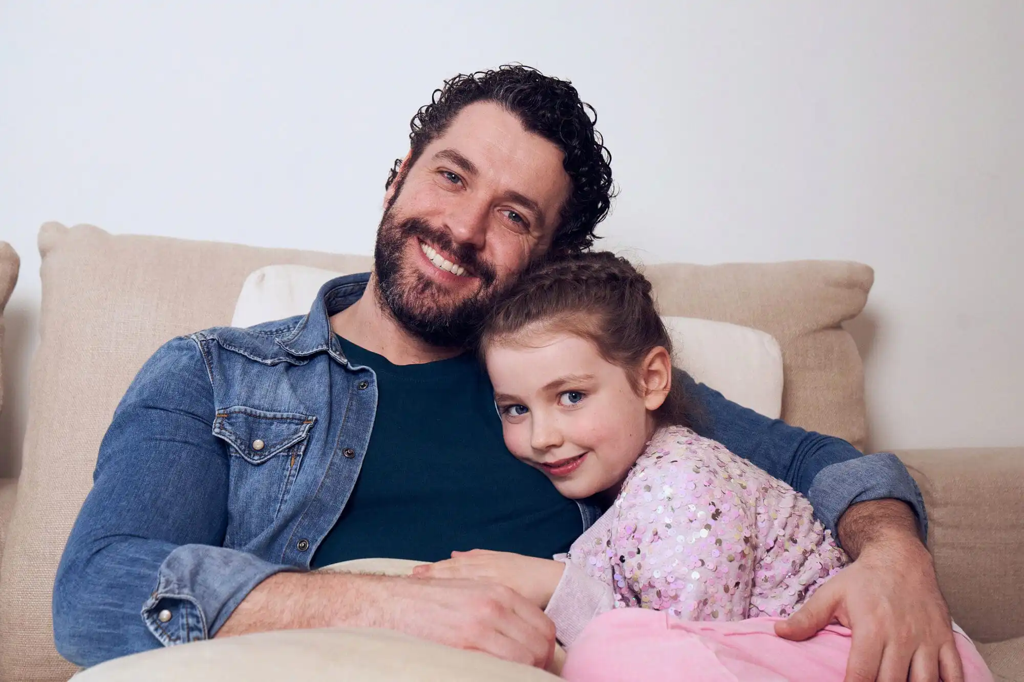 Shayne Ward and his daughter Willow