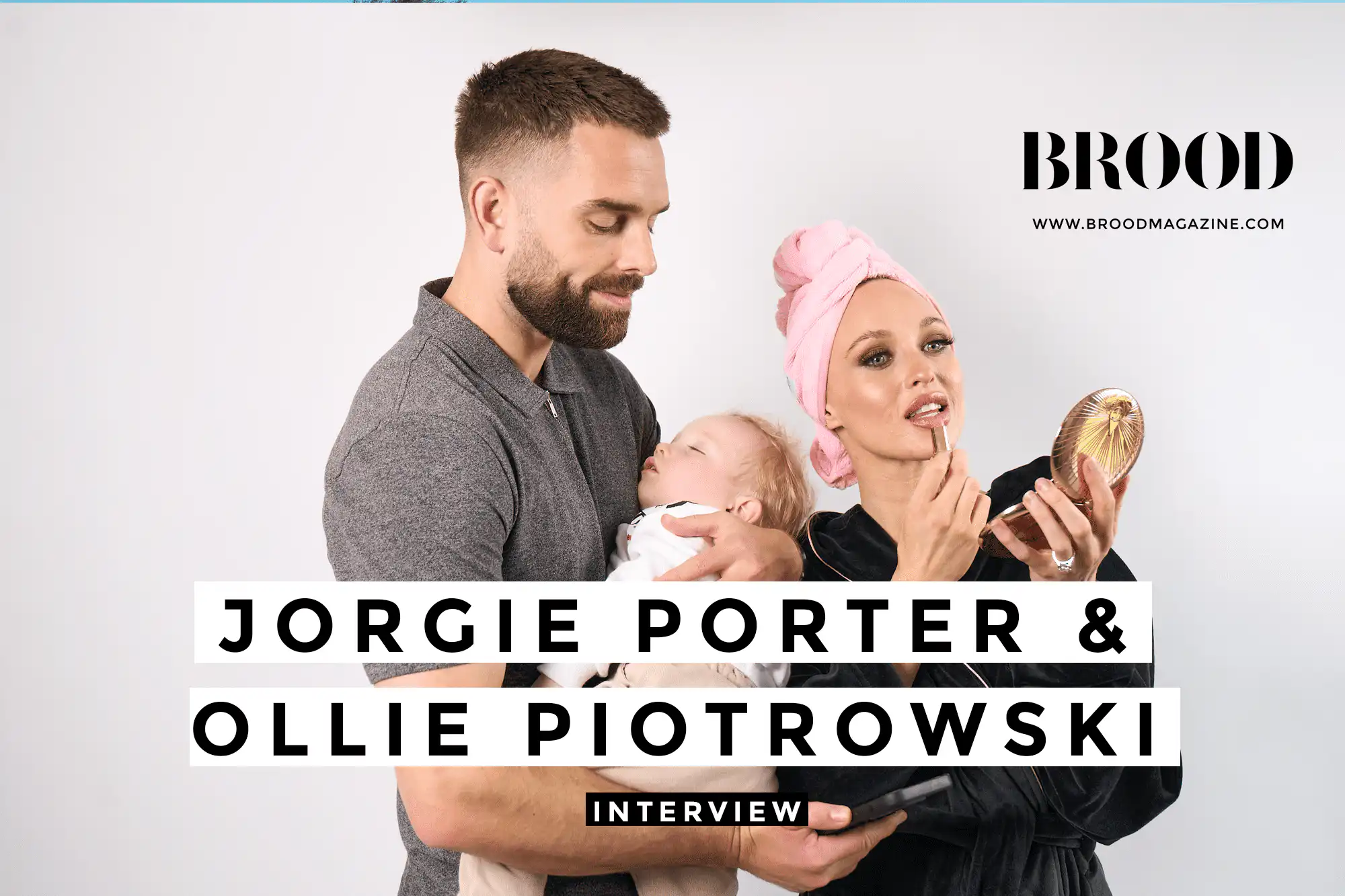 Jorgie Porter and Ollie Piotrowski