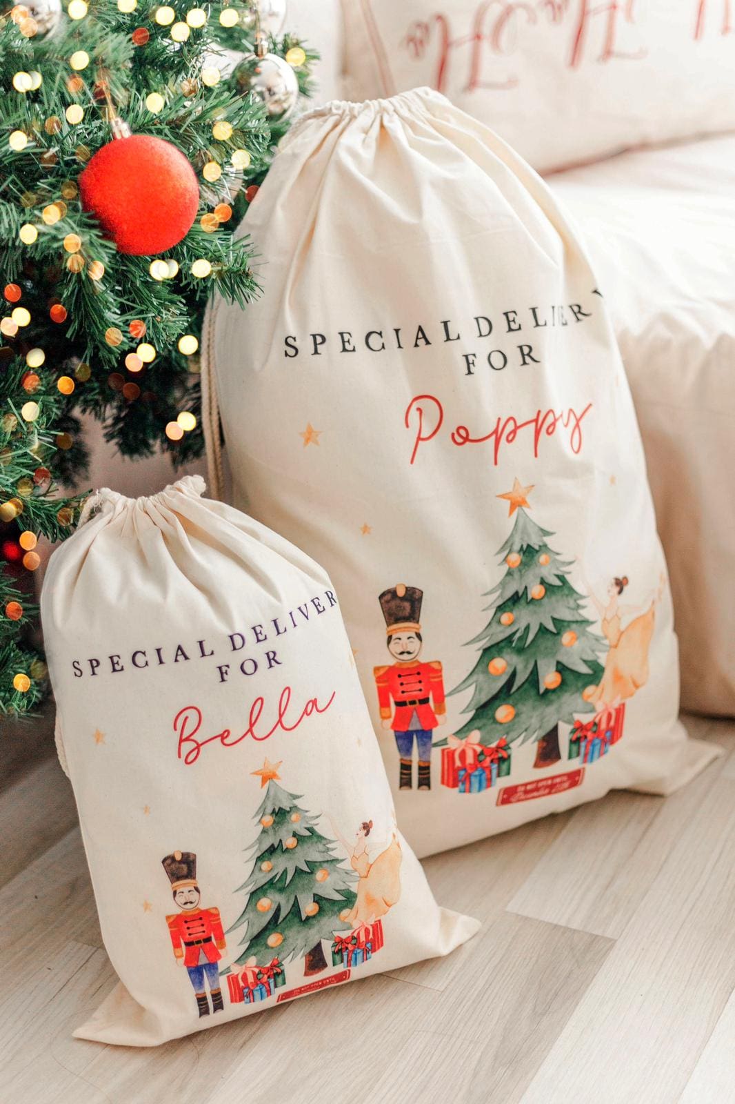 Georgie Belles Boutique Personalised Clothes (2) Christmas Sacks