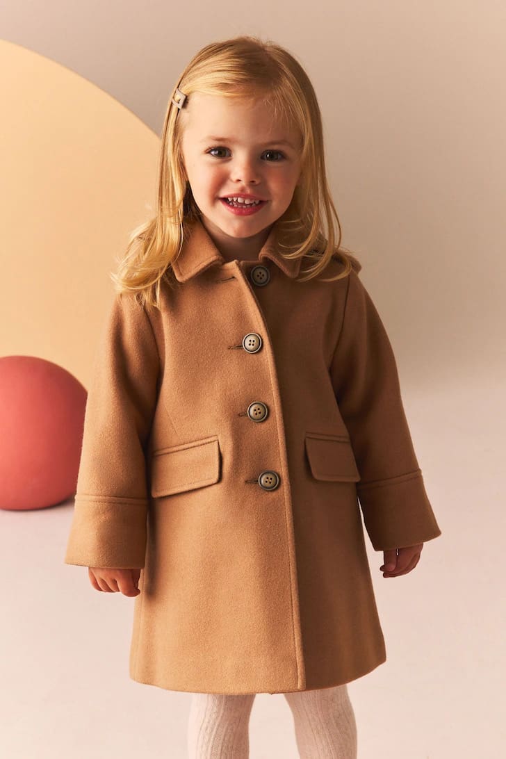 Next Camel Wool Mix CoatJPEG Georgie Belles Boutique Babygrow - Tiny Baby to 12-18 Months £13 (1).99