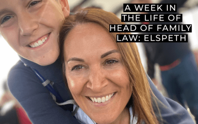 A Week in the Life of: JMW Head of Family Law: Elspeth Kinder