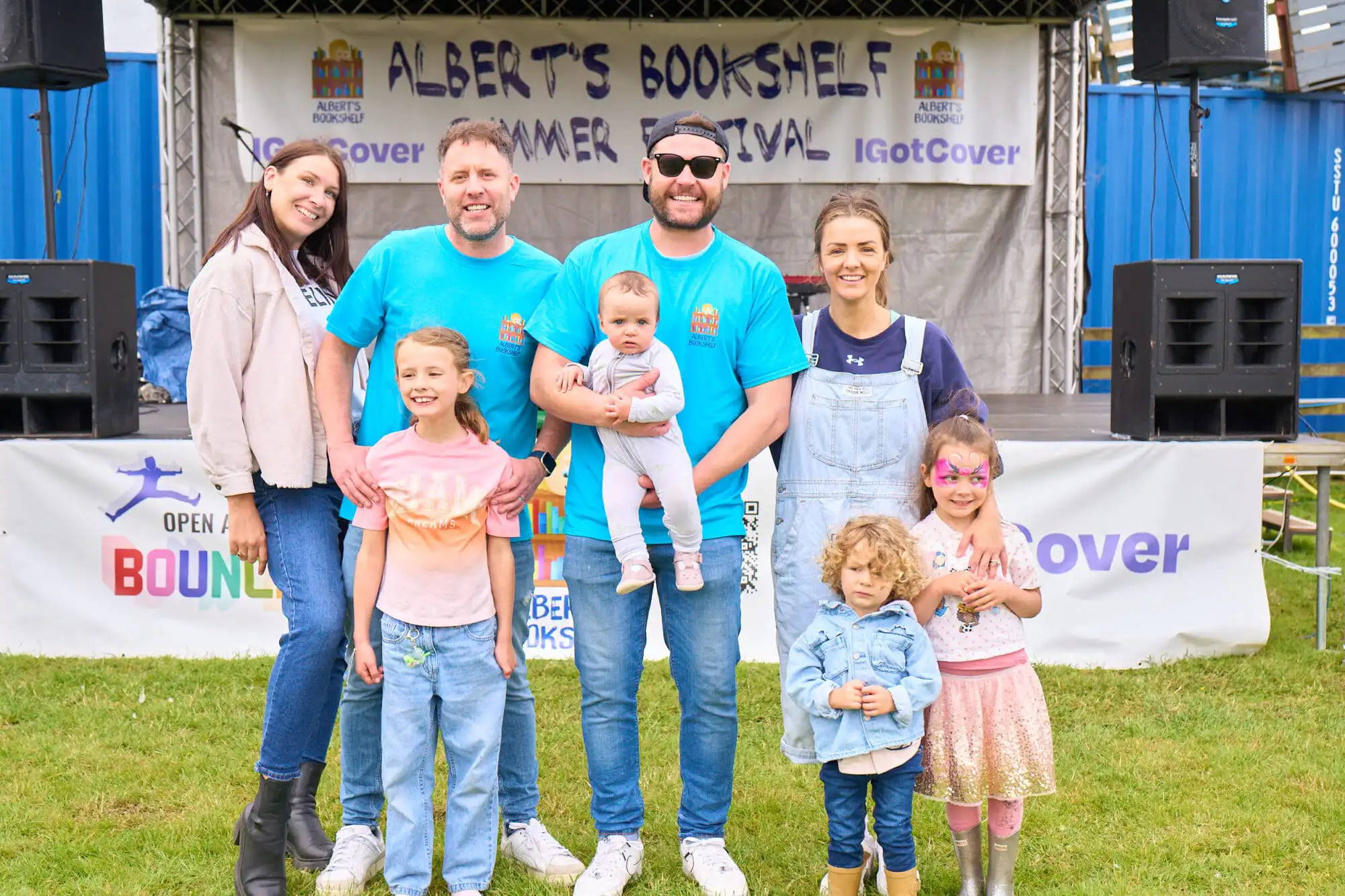 Danny Miller, Nige Wingman Clucas and their families