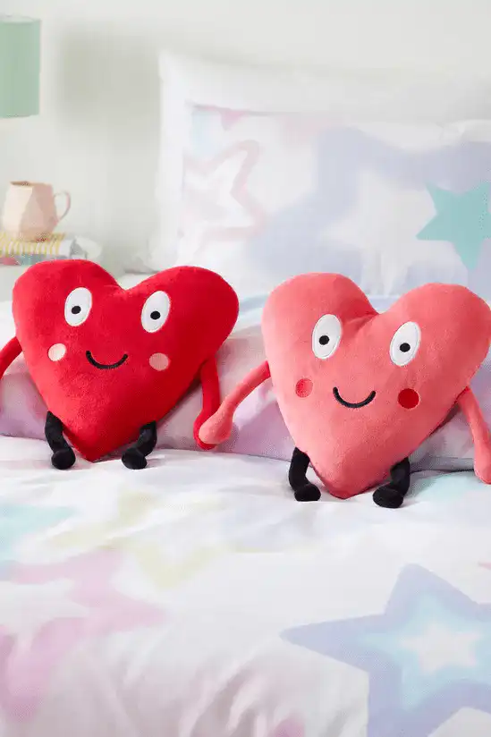 Catherine Lansfield
'Forever Together Sweet Hearts' Magnetic Hands Cushions