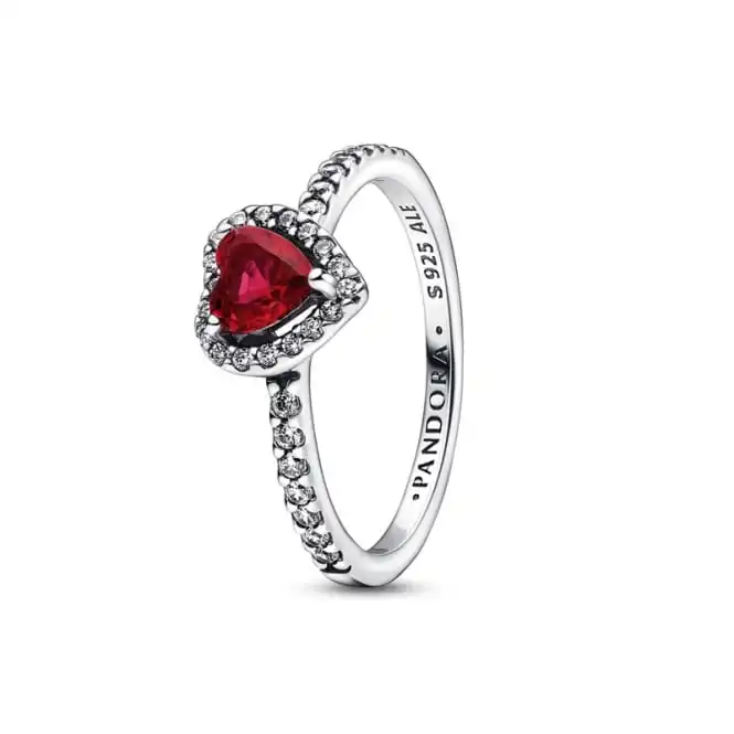 Pandora Red Heart Ring