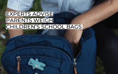 Experts advise parents weigh children’s school bags
