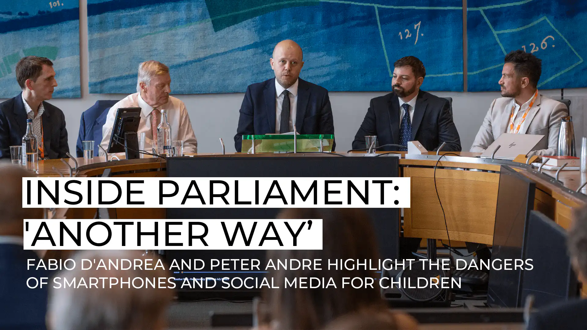 Inside Parliament: Fabio D’Andrea and Peter Andre warn of the hidden dangers of kids’ smartphones and social media – Another Way