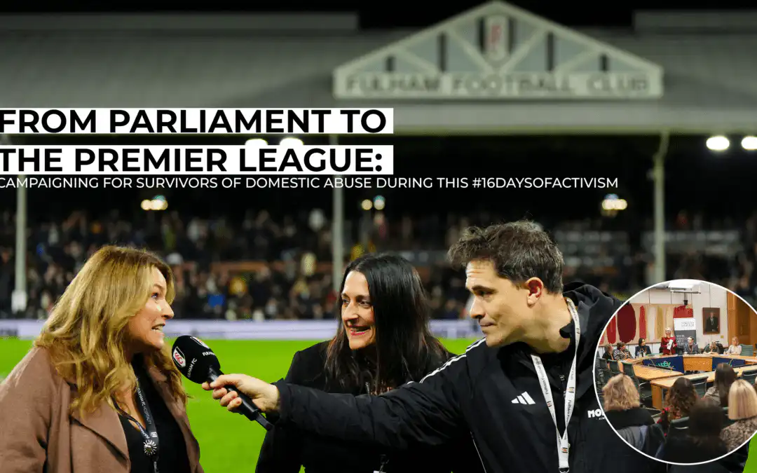 From Parliament to the Premier League: Campaigning for survivors of domestic abuse during this #16DaysOfActivism