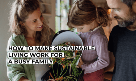 How to Make Sustainable Living Work for a Busy Family