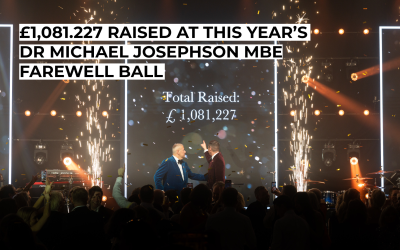 £1,081.227 raised at this year’s Dr Michael Josephson MBE Farewell Ball