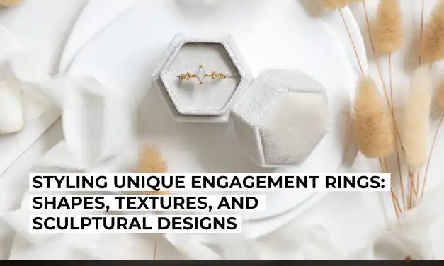 Styling Unique Engagement Rings – Shapes, Textures, and Sculptural Designs