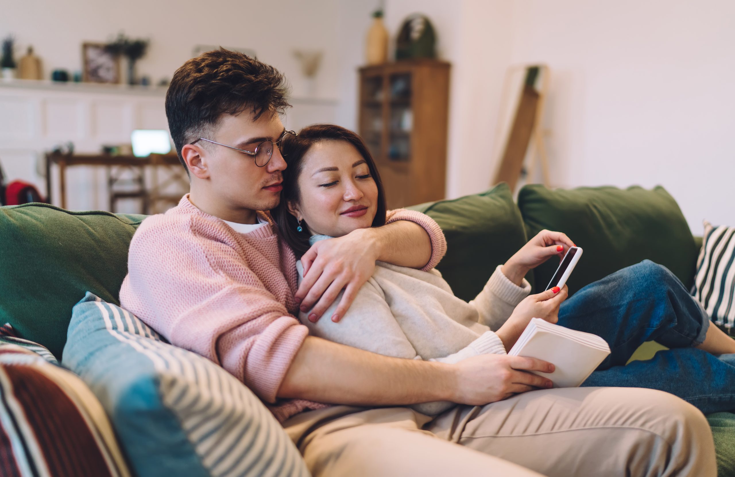 Young Gen Z couple after recently getting married