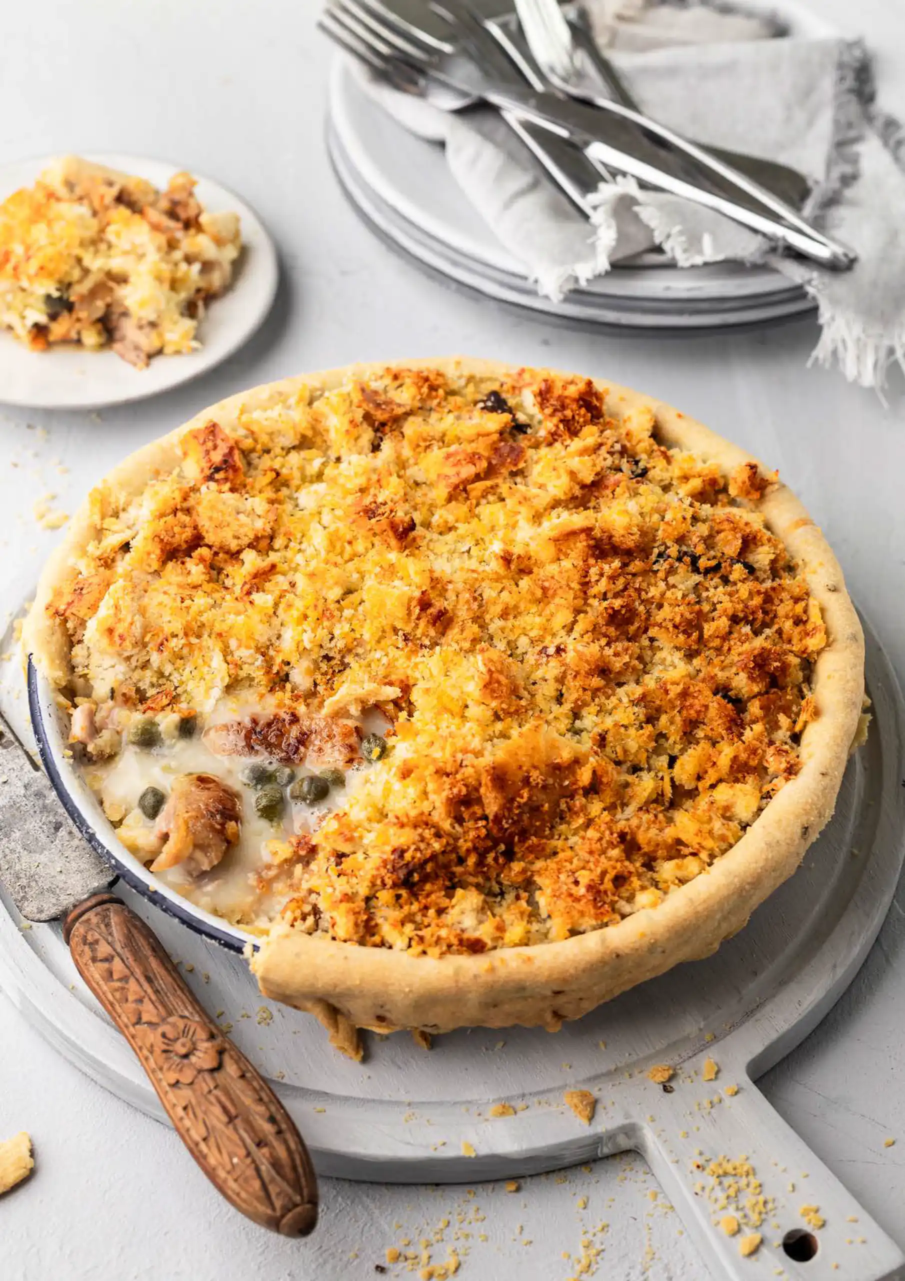 Chicken Kiev Pie