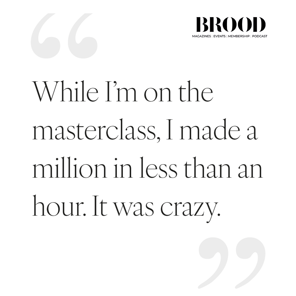 I made a million online