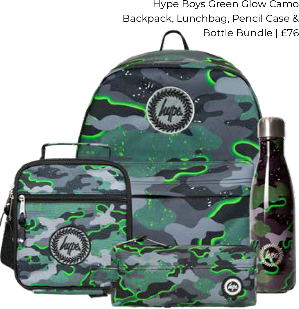 Hype Green Glow Camo Bundle