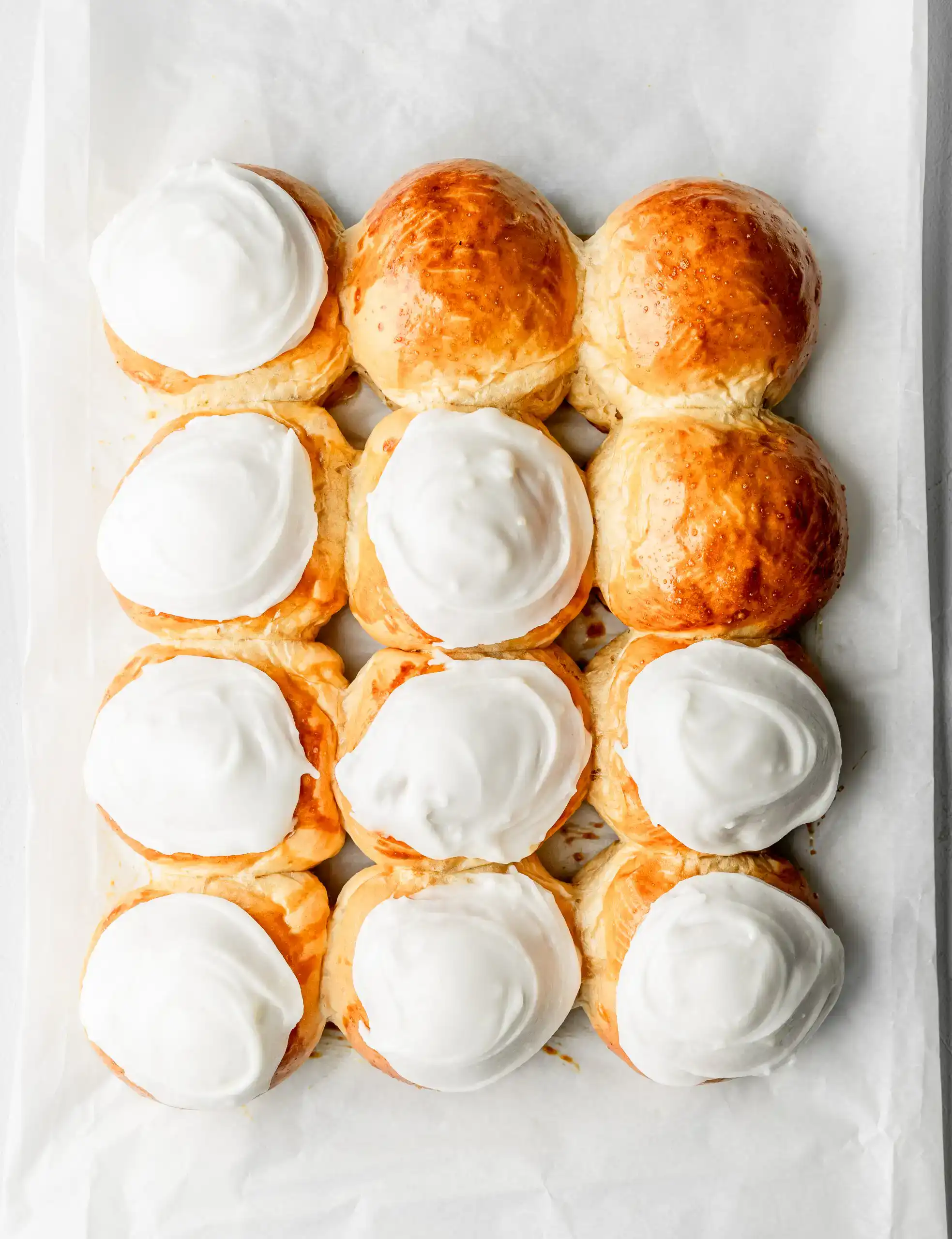 Lemon Iced Buns Recipe