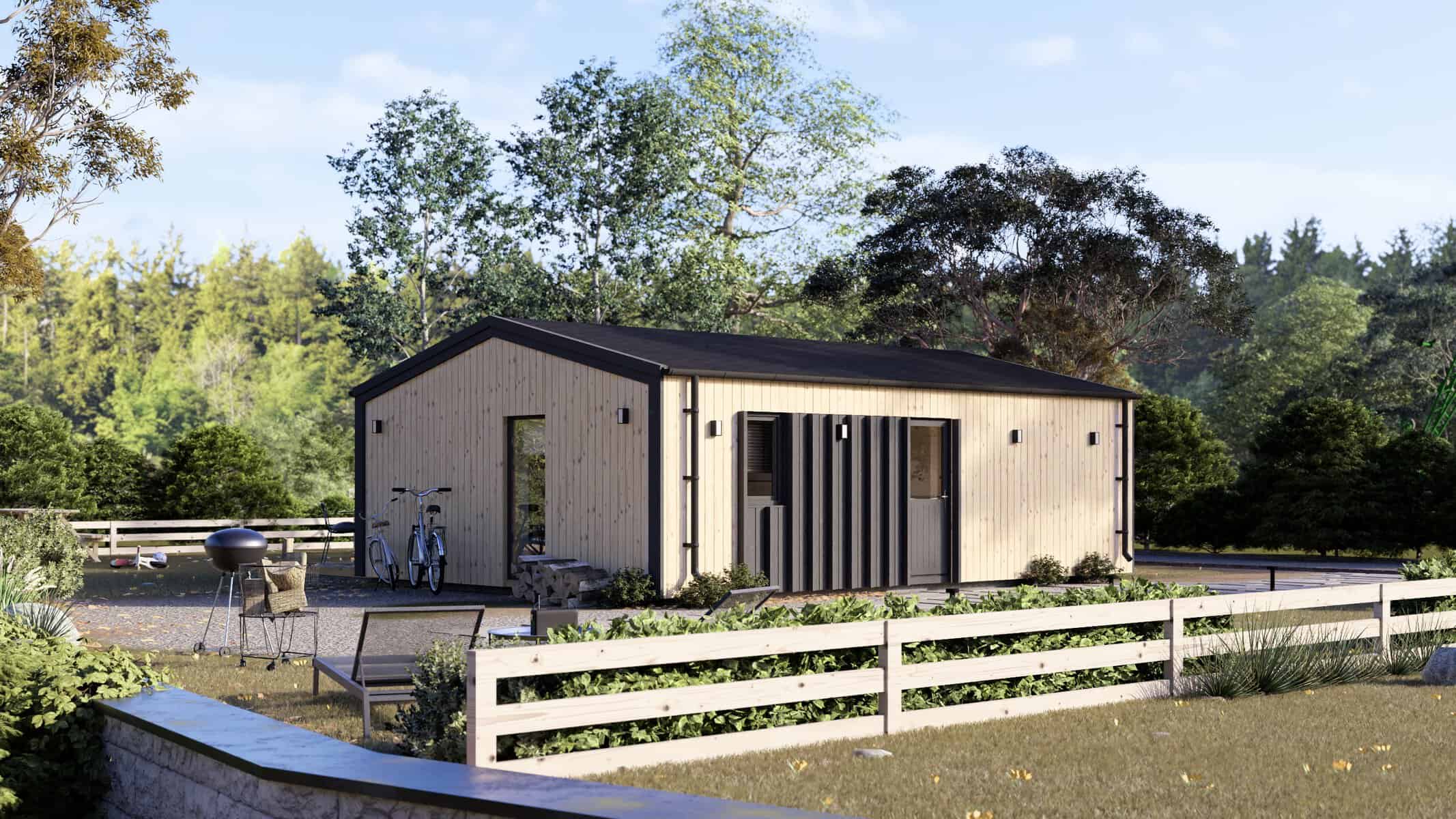 Cozy multipurpose garden room exterior