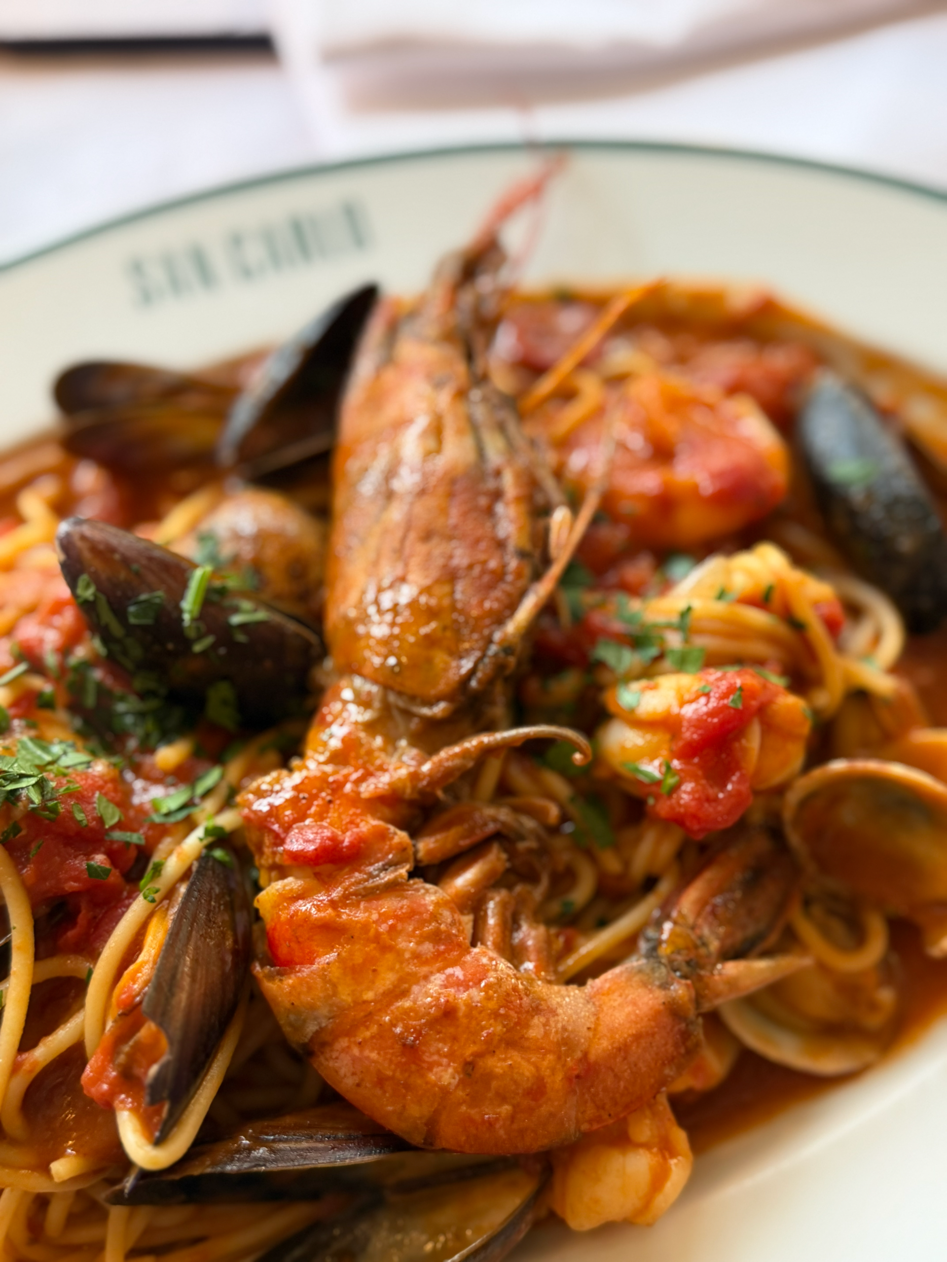 Delicious Italian dishes at San Carlo