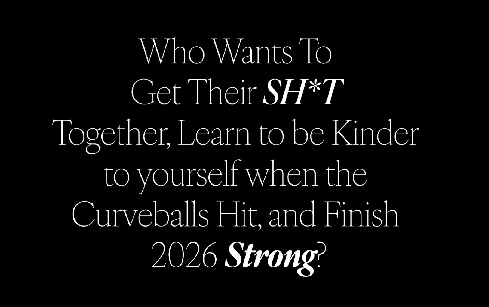Ready to Get Your Sh*t Together? Join BROOD’s Free Q4 Masterclass Series